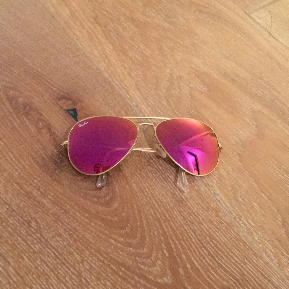 Ray ban Pink Aviator Sunglasses